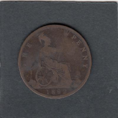 Beschrijving: 1 Penny  VICTORIA 